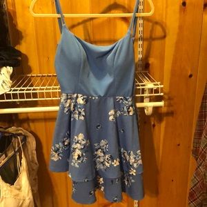 Blue flower dress